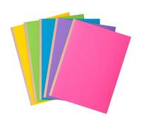 Chemise dossier à soufflet carte Exacompta 24 x 32 cm assorties - Paquet de 10