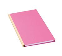 Chemise dossier à soufflet carte Exacompta 24 x 32 cm rose - Paquet de 10