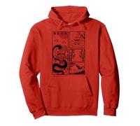 Chemise Dragon Japonais Tatouage Coucher de Soleil Streetwear Sweat à Capuche