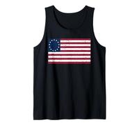 Chemise Drapeau Betsy Ross - Drapeau de Betsy Ross Vieilli Débardeur