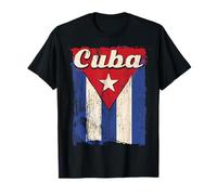 Chemise Drapeau cubain Cuba Bandera Cubana Mois du Patrimoine hispanique T-Shirt