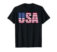 Chemise drapeau des États-Unis, drapeau des États-Unis, lettre, logo T-Shirt