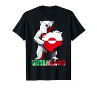 Chemise Drapeau du Groenland, Carte du Groenland, pour Homme et Femme T-Shirt