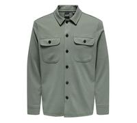 Chemise droite Only & Sons gris - Anthracite - Manches longues - Adulte - Homme M