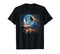 Chemise drôle de crabe du roi de l'Alaska - hurlant à la lune T-Shirt