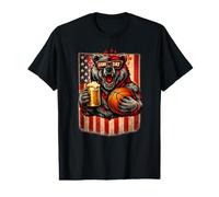Chemise drôle de Jour de Match d'ours de Basket-Ball T-Shirt Graphique avec Valeur