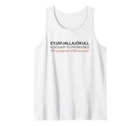Chemise drôle d'Islande - Volcan Eyjafjallajokull Débardeur