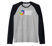 Chemise du Mois de la santé des minorités - Mois National de la santé des minorités Manche Raglan