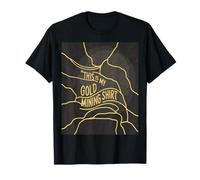 Chemise élégante Vein of Gold Prospector's This is My Gold Mining T-Shirt