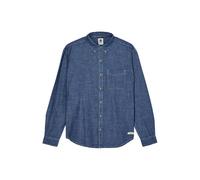 Element Button Down Chambray Regular Fit Long Sleeve Shirt Bleu S Homme