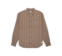 Element Button Down Flannel Regular Fit Long Sleeve Shirt Marron S Homme