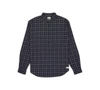 Element Button Down Flannel Regular Fit Long Sleeve Shirt Bleu XS Homme