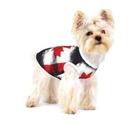 Chemise en coton avec drapeau canadien pour petit animal de compagnie - Respirante, douce, confortable et élégante pour un usage quotidien