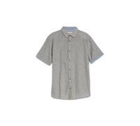 Chemise en coton et lin Tom Tailor Gris L