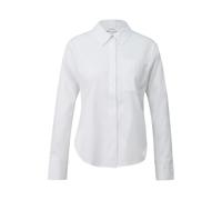 Chemise en coton mélangé à patte de boutonnage cachée femme COMMA Blanc 44
