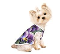 Chemise en coton pour chien, taille M, t-shirt extensible et respirant pour animaux domestiques, pour chats et chiens, t-shirt sans manches, pour la perfection des pensées, vêtements pour chiens de