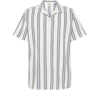 Chemise en coton rayée KnowledgeCotton Apparel Box Bleu S