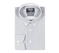 Chemise en coton River Woods - Manches longues - Tight Fit - 100% coton - Bleu M