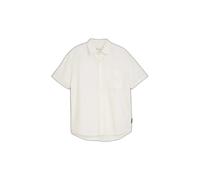 Chemise en fil flammÃ© Tom Tailor Denim relaxed Blanc XL