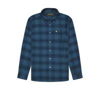 Chemise en flanelle Ã carreaux Lyle & Scott Bleu S