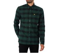 Chemise En Flanelle À Carreaux Ton Sur Ton - Lyle & Scott - Homme - Vert S