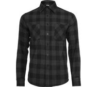 Urban Classics Checked Flanell Shirt Chemise de Loisirs Homme, blk/cha, 5XL