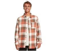 Chemise en flanelle de coton biologique pour homme - Quiksilver - Manches longues - Noir S