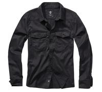 Brandit Flannel Long Sleeve Shirt Noir 3XL Homme