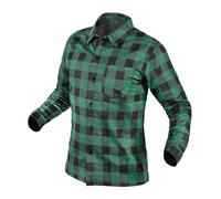 Chemise en flanelle, verte, taille XL