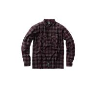 §Chemise en Flanelle West Coast Choppers Rigid Bordeaux-Gris§ L