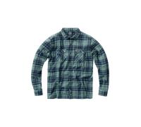 §Chemise en Flanelle West Coast Choppers Rigid Vert-Bleu Marine§