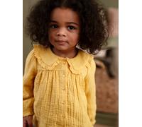 Chemise en gaze de coton bébé ocre 9M(71CM)