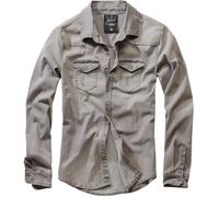 Chemise en jean - BRANDIT - Riley Denimshirt - Gris - Homme - Regular - Manches longues - Col chemise XXXXL