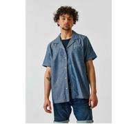 Chemise en jean Homme DILON - KAPORAL - Manches courtes - Col chemise - Bleu XXL