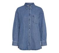 PIECES Chemisier 'PCMaisie' bleu, Taille L