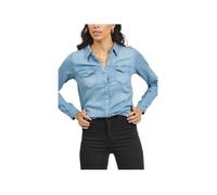 Vila Chemise Bista en denim manches longues Bleu 2XL Femme