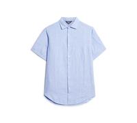 Chemise en lin dÃ©contractÃ©e Superdry Studios Bleu XL