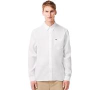 Chemise en lin Lacoste Homme Blanc Printemps/Été 484217 : Taille - 44 Taille : 44