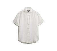 Superdry Chemise en lin Riviera Blanc XL