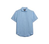 Chemise en lin Superdry Riviera Bleu S