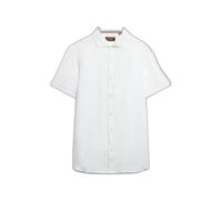 Superdry Vacation Linen Short Sleeve Shirt Blanc S Homme