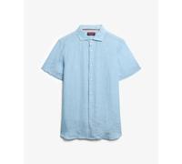 Chemise en lin Superdry Vacation Bleu 2XL