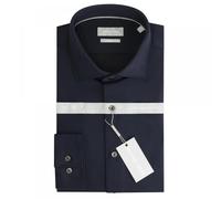 Chemise en maille performance slim Michael Kors Bleu 37