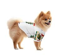 Chemise en maille respirante pour petits chiens - Vêtement mignon pour chat Drapeau de la Virginie occidentale