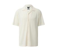 Chemise en maille texturÃ©e QS Blanc L