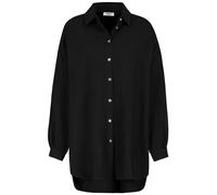 Chemise en mousseline pour dames Sublevel à manches longues col boutonné ample e