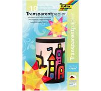 chemise en papier transparent folia 185 x 297 mm 10 feuilles