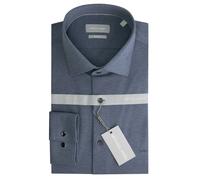 Chemise en piquÃ© slim Michael Kors Solid Bleu 39
