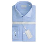 Chemise en piquÃ© slim Michael Kors Solid Bleu 45