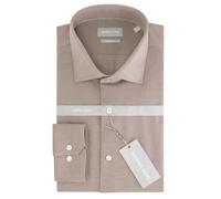 Chemise en piquÃ© slim Michael Kors Solid Gris 39